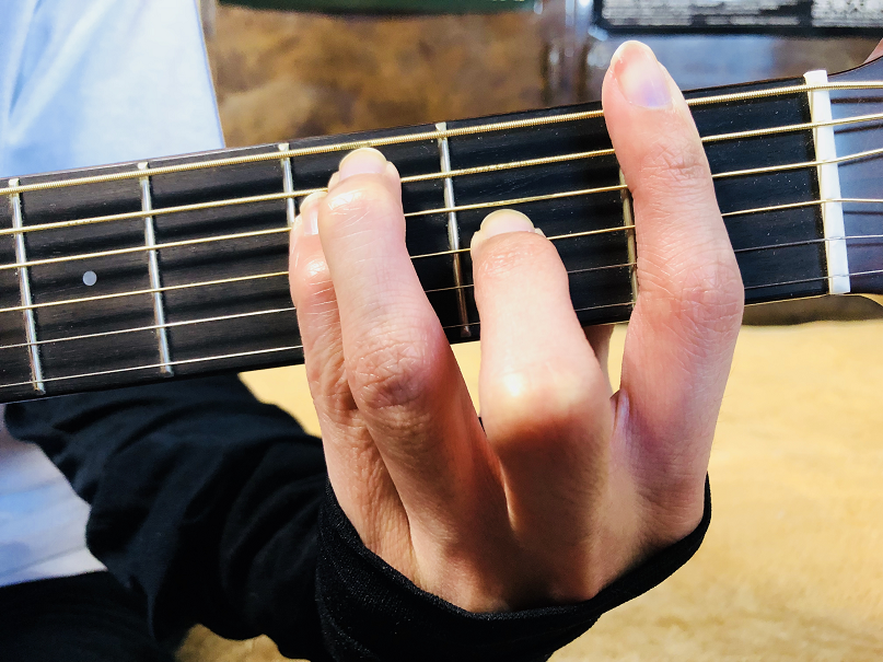 ギター　コード　Ｆ　Ｆコード　Ｆメジャー　アコースティックギター　アコギ　弾き方　バレーコード