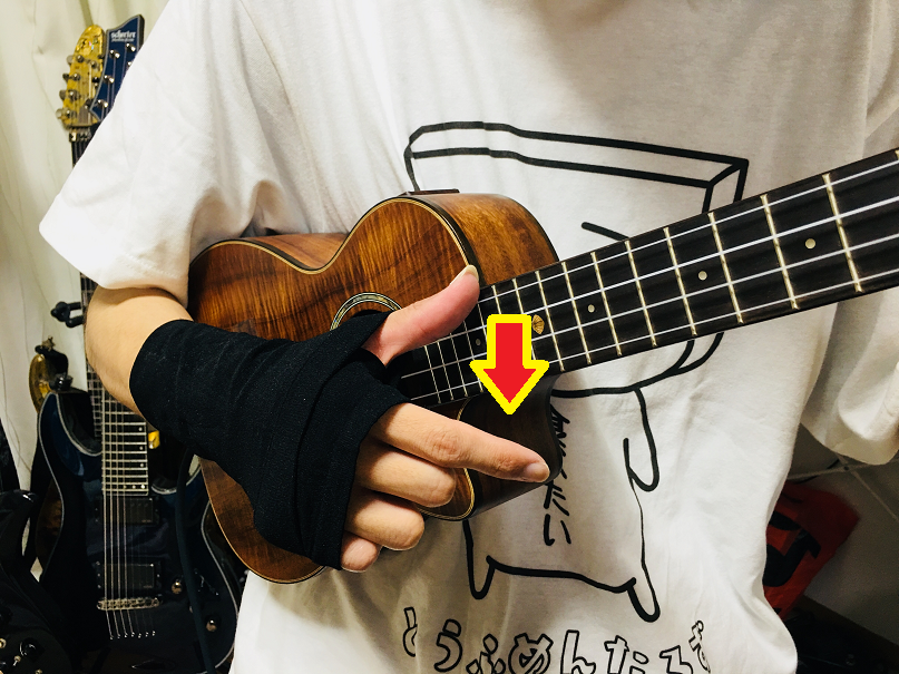 ウクレレ コード 右手 バトキン 奏法 ウクレレの弾き方 弾き方 練習フレーズ 上達 上達方法